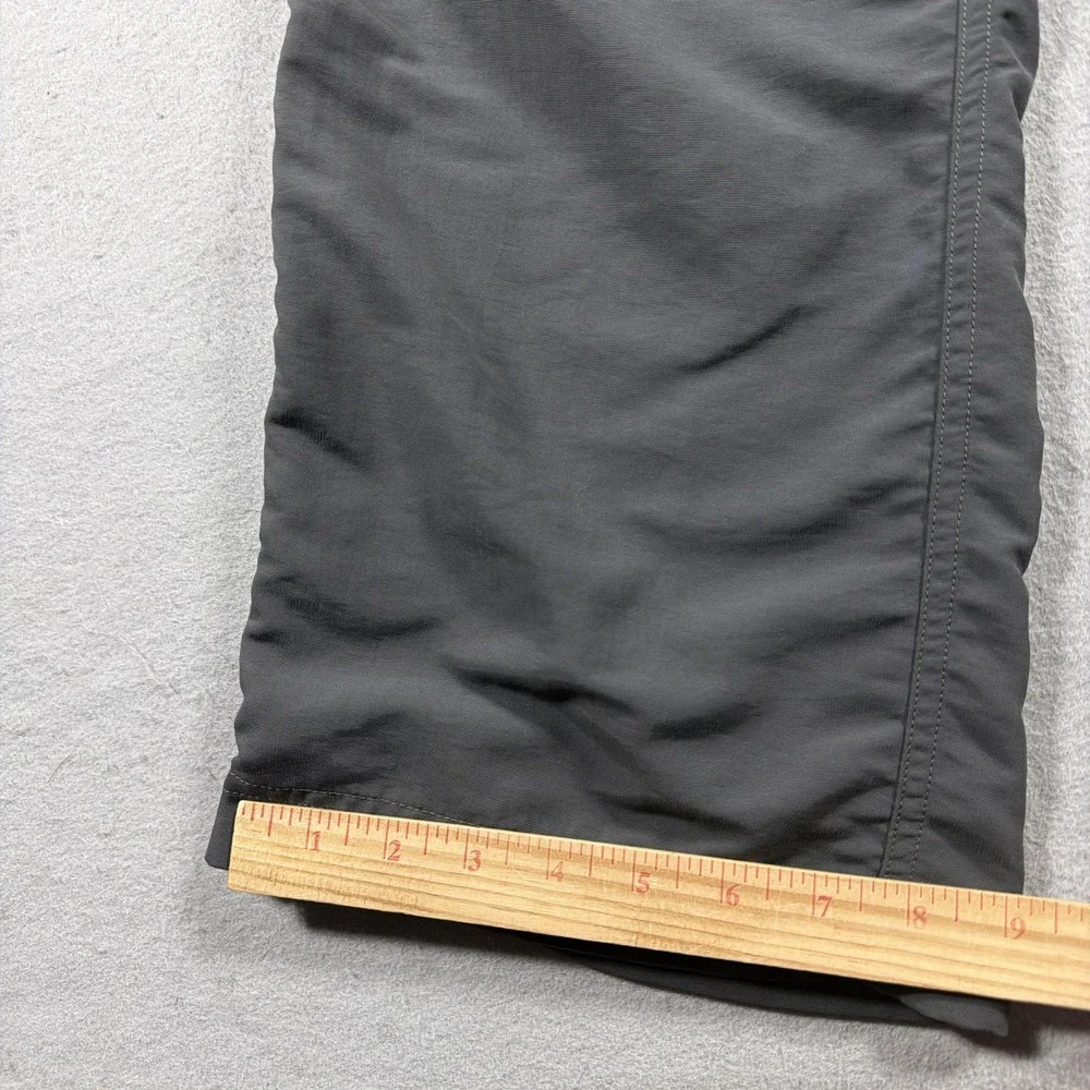 The North Face Pants Mens 32x29 Gray Convertible Cargo Nylon Hiking Travel